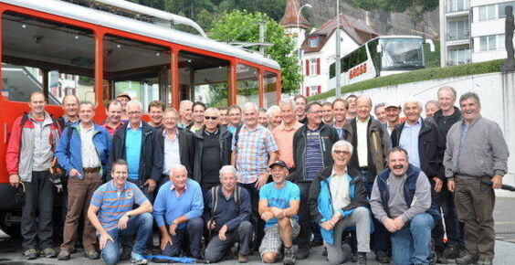 STV-Männerriege auf der Rigi
